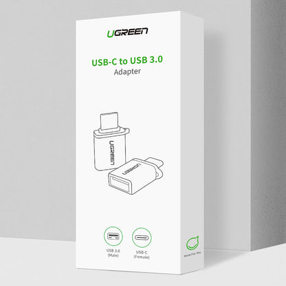Adaptor OTG USB-C - USB-A UGREEN US270 (50283), Gri