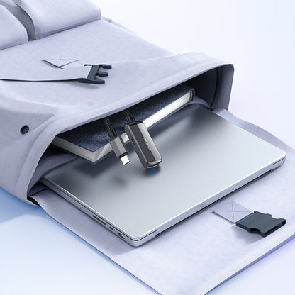 Adaptor OTG USB-C - USB-A / USB-C McDodo CA-2830, Gri