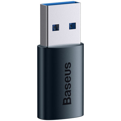 Baseus Ingenuity USB-C - USB-A Adapter do ładowania i transmisji danych, niebieski ZJJQ000103