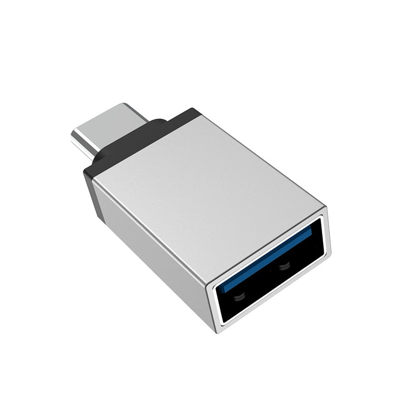 Adaptor OTG USB-A - USB-C Borofone BV3, Argintiu