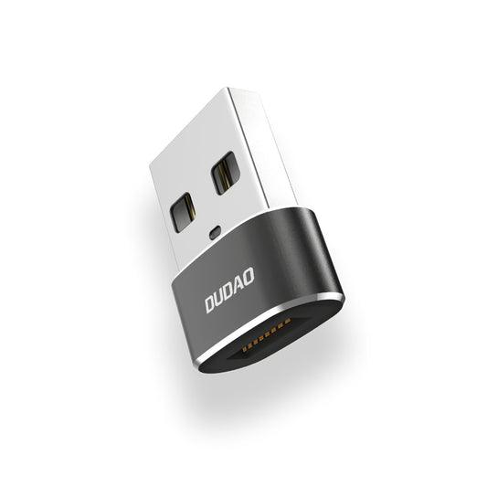 Adaptor Date si Incarcare USB-C - USB-A Dudao L16AC, Negru