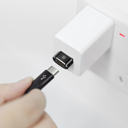 Adaptor Date si Incarcare USB-C - USB-A Baseus, Negru CAAOTG-01