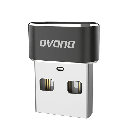Adaptor Date si Incarcare USB-C - USB-A Dudao L16AC, Negru