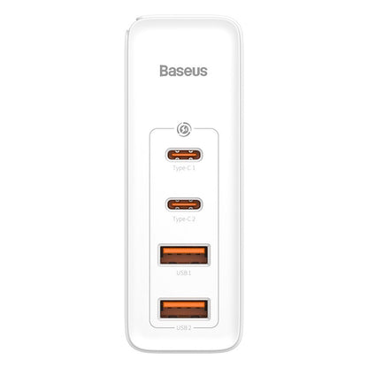 Ładowarka sieciowa Baseus GaN2 Pro, 100W, 3A, 2 x USB-A - 2 x USB-C, biała CCGAN2P-L02