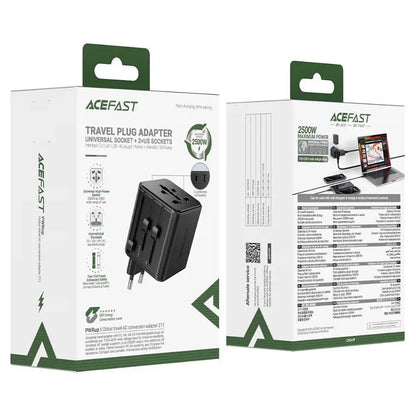 Adaptor Retea Acefast Z11 Travel, Negru