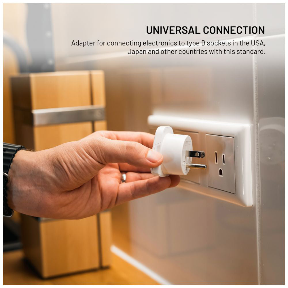 Adaptor Retea Fixed EU / UK / USA - US, Alb