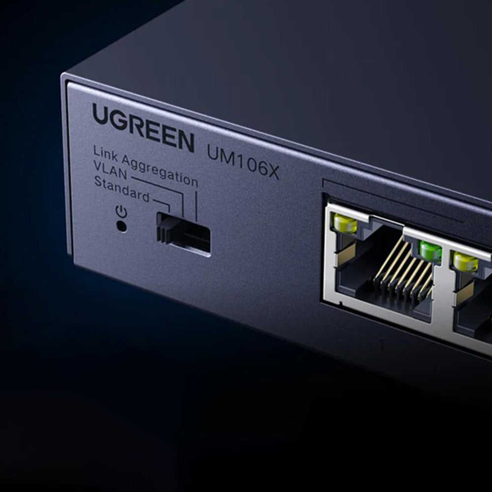 Switch Retea UGREEN 35048EU, 5 x RJ45, Gri