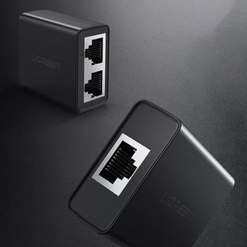 Adaptor Retea UGREEN CM210, RJ45 - 2 x RJ45, Negru