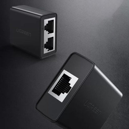 Adaptor Retea UGREEN CM210, RJ45 - 2 x RJ45, Negru