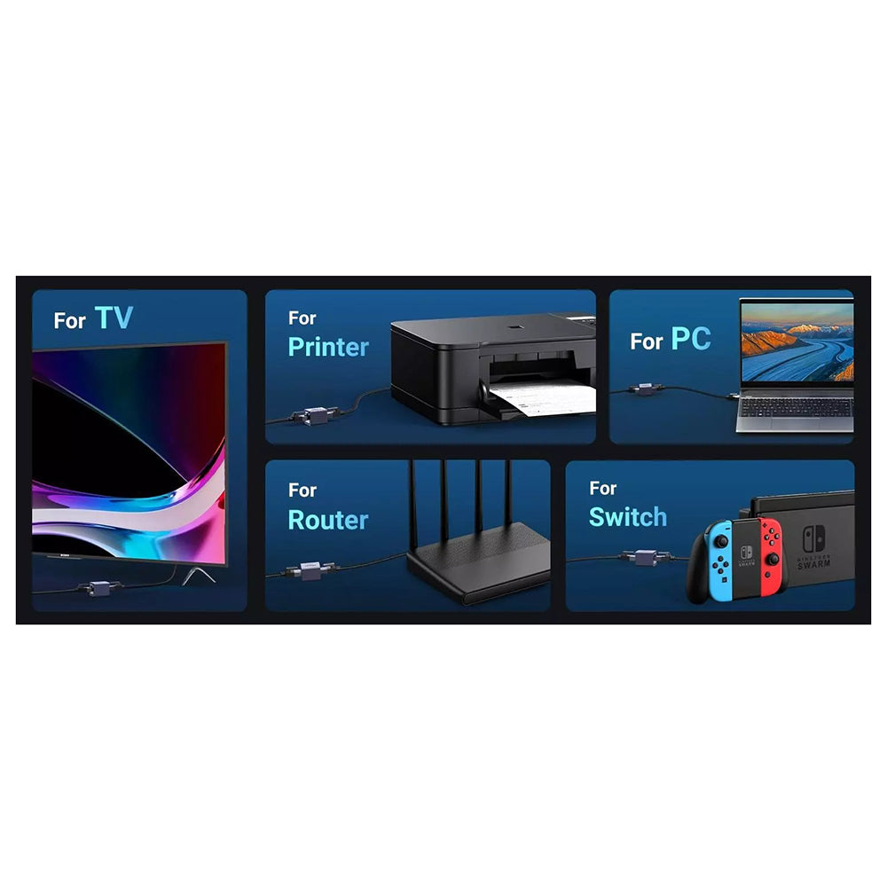 Adaptor Retea UGREEN NW261, RJ45 - RJ45, Negru