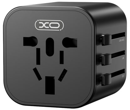 Adaptor Retea XO Design WL28 Travel US / UK / AU / CN / EU, Negru