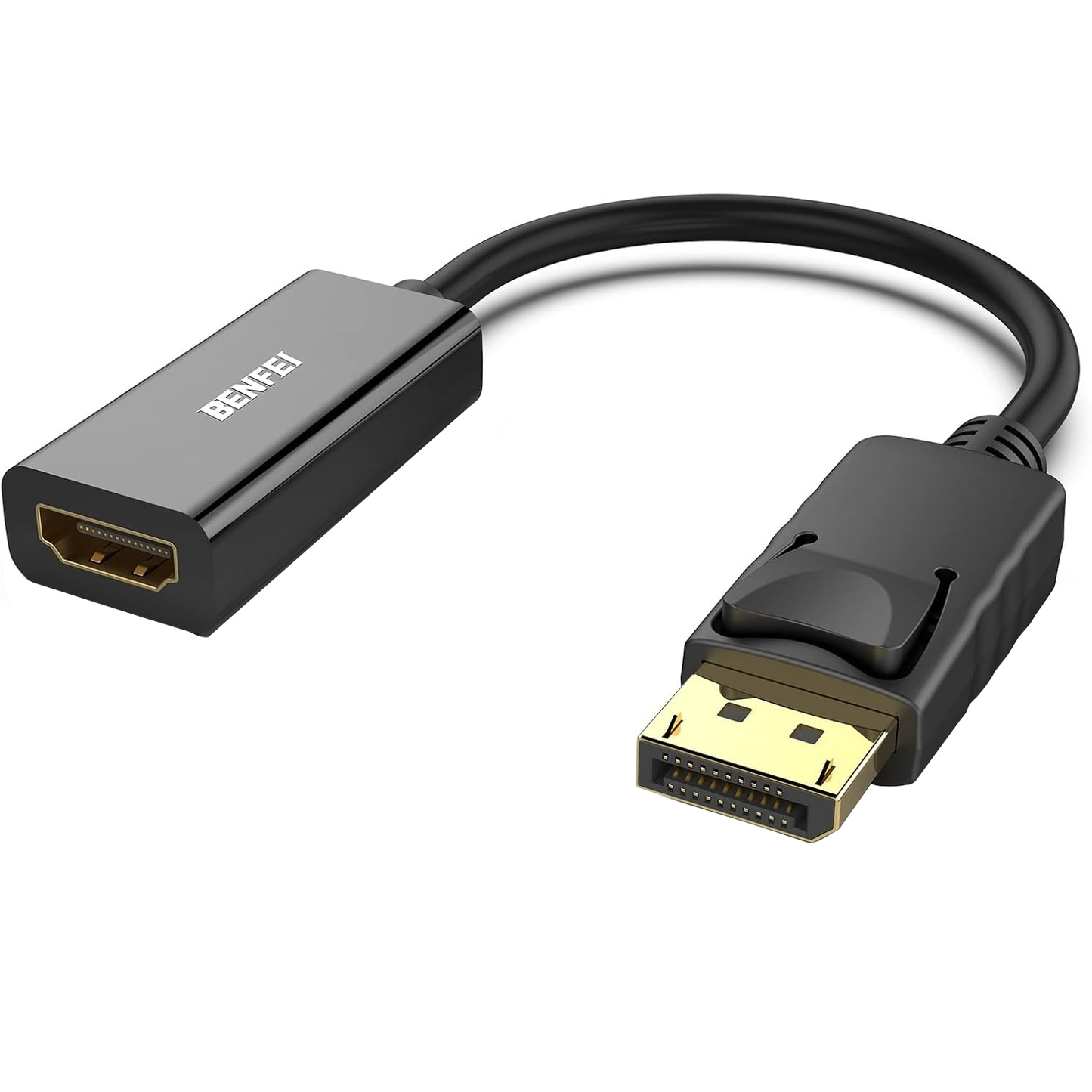 Adaptor Video Benfei, DisplayPort - HDMI, 4K, Negru