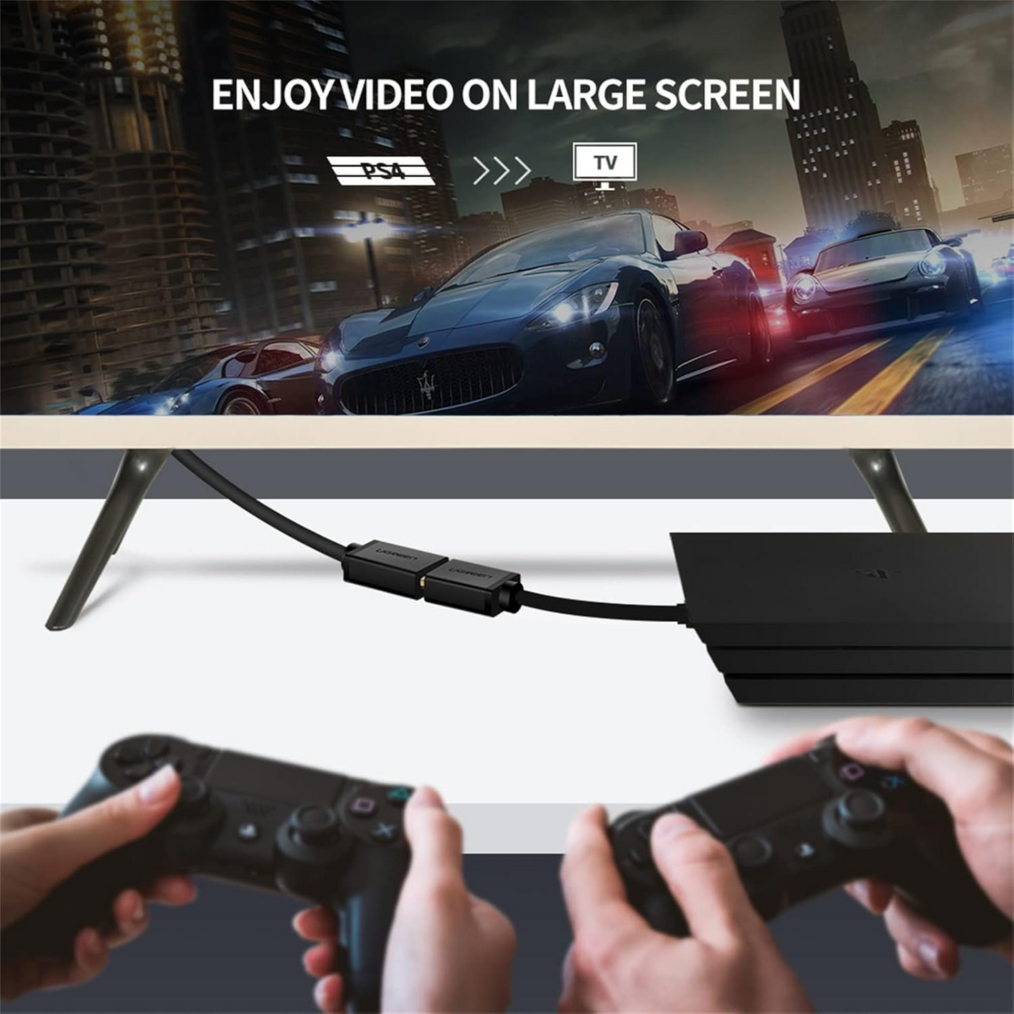 Adaptor Video UGREEN 20118, HDMI - DVI, 1080P, Negru