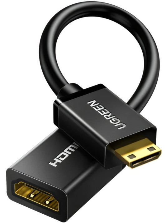 Adaptor Video UGREEN 20137, miniHDMI - HDMI, 4K, Negru