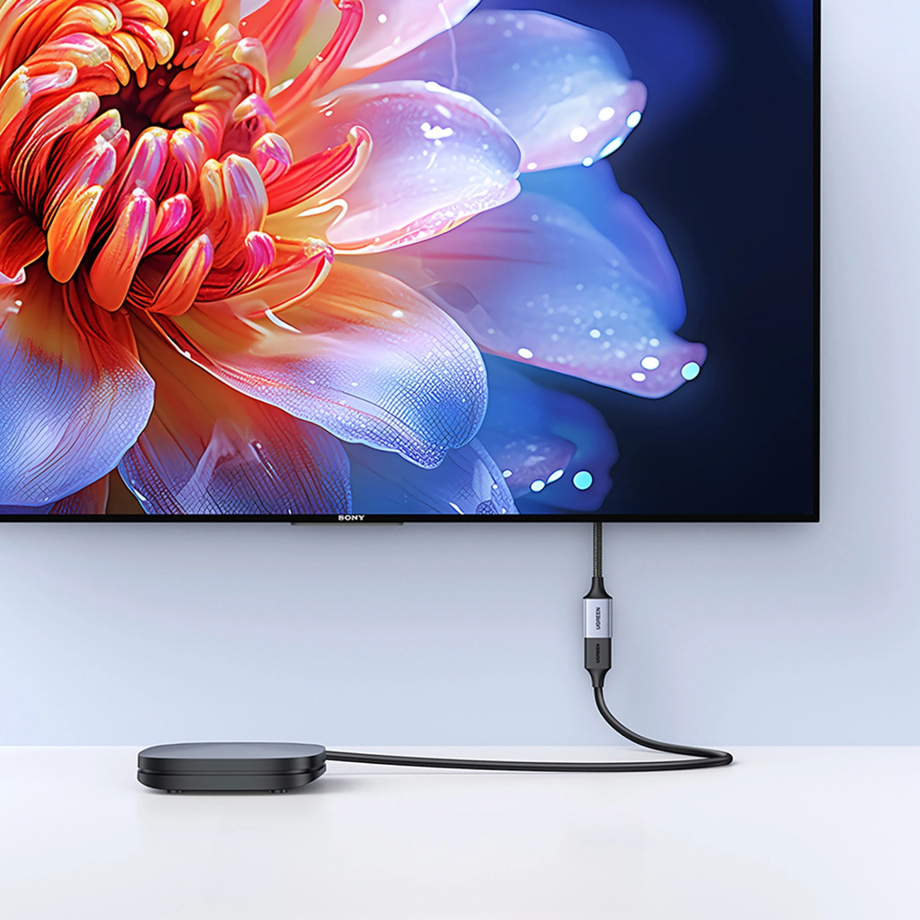 Adaptor Video UGREEN HD165, HDMI - HDMI, 8K, Gri