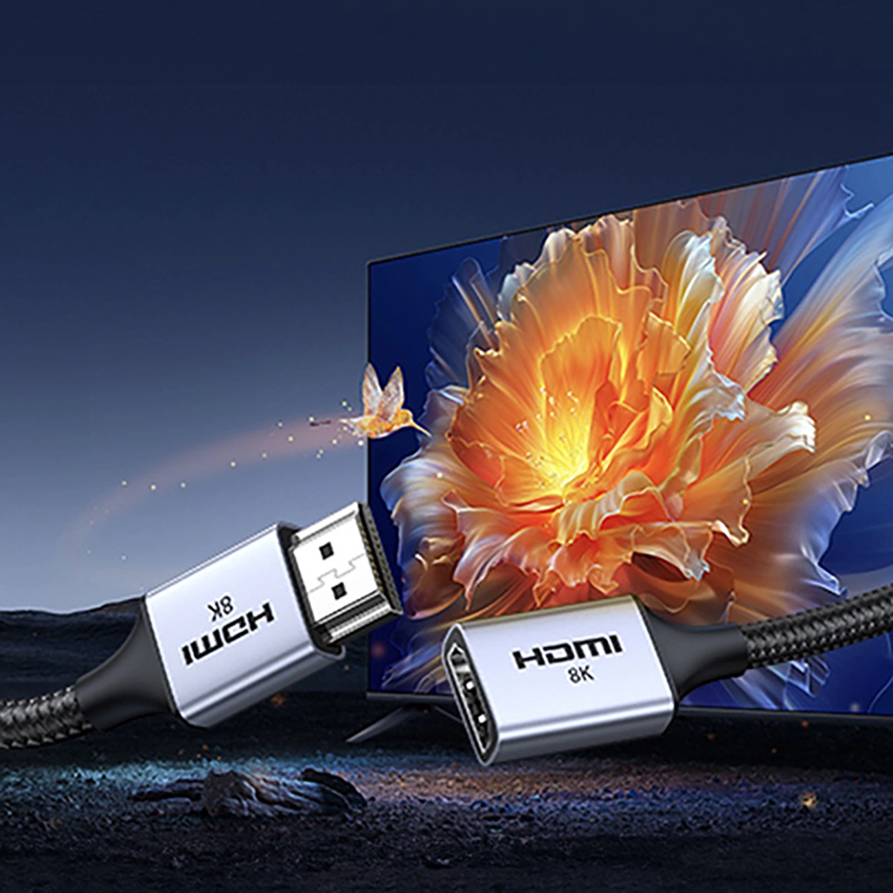 Adaptor Video UGREEN HD165, HDMI - HDMI, 8K, Gri