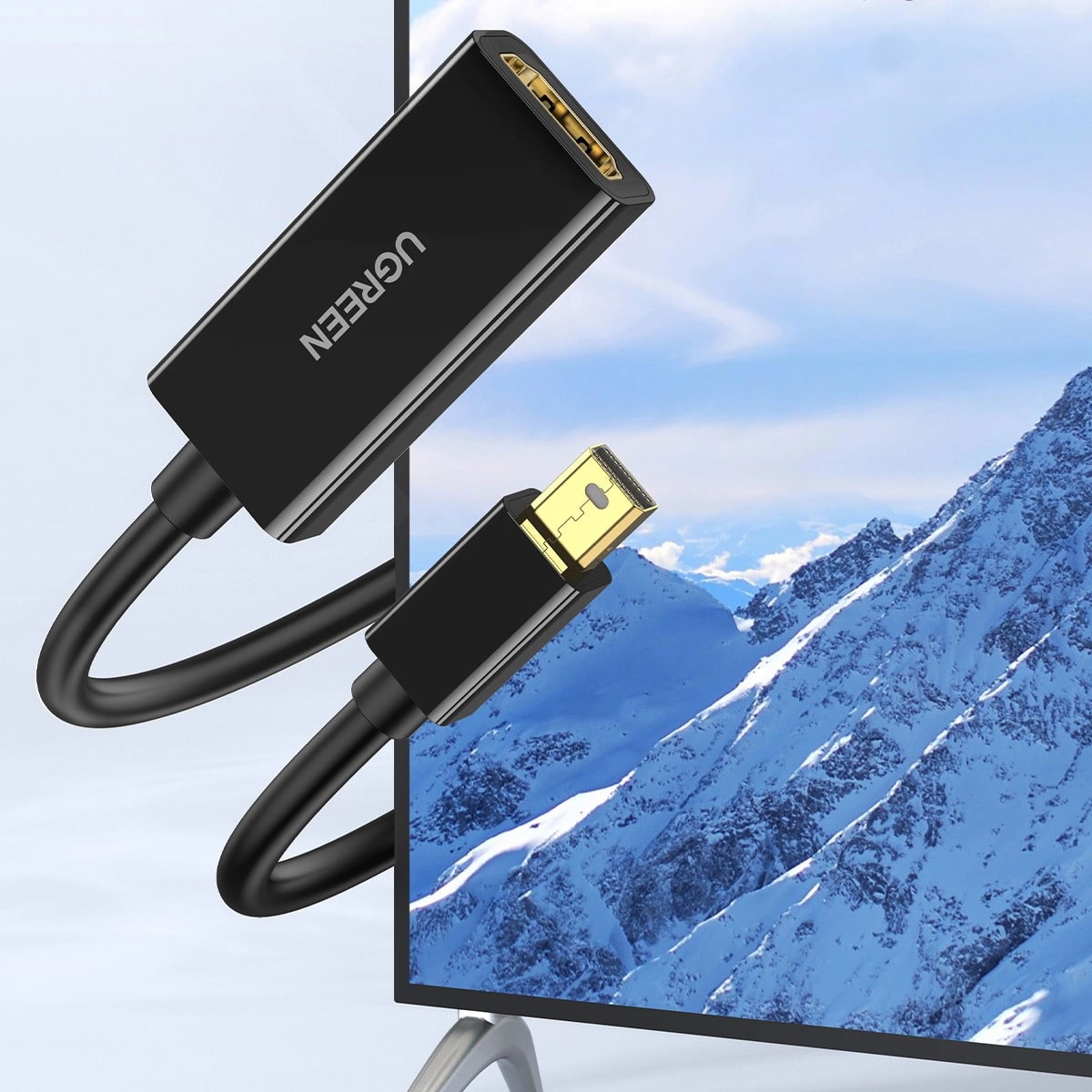 Adaptor Video UGREEN MD112, MiniDisplayPort - HDMI, Negru