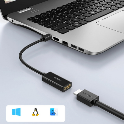 Adaptor Video UGREEN MD112, MiniDisplayPort - HDMI, Negru