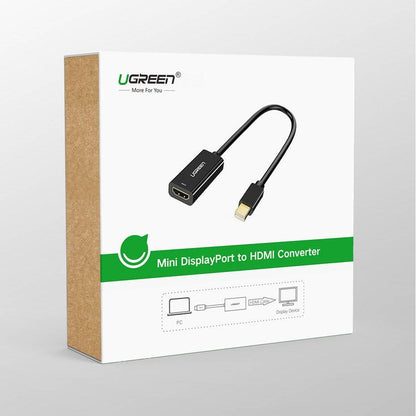 Adaptor Video UGREEN MD112 (10461),  MiniDisplayPort - HDMI, Negru