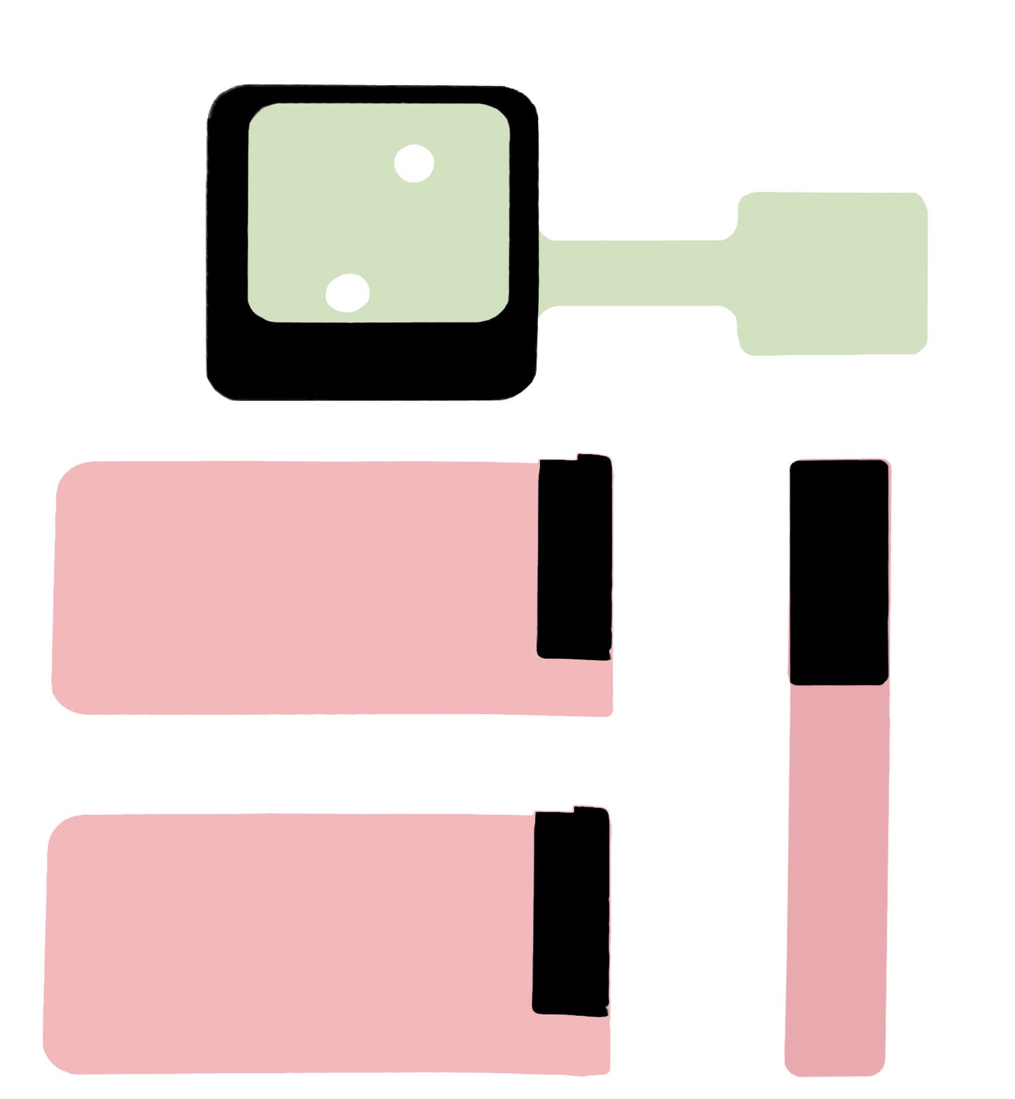 Adeziv Camera Frontala Samsung Galaxy S25 Ultra S938, Service Pack GH82-33770A