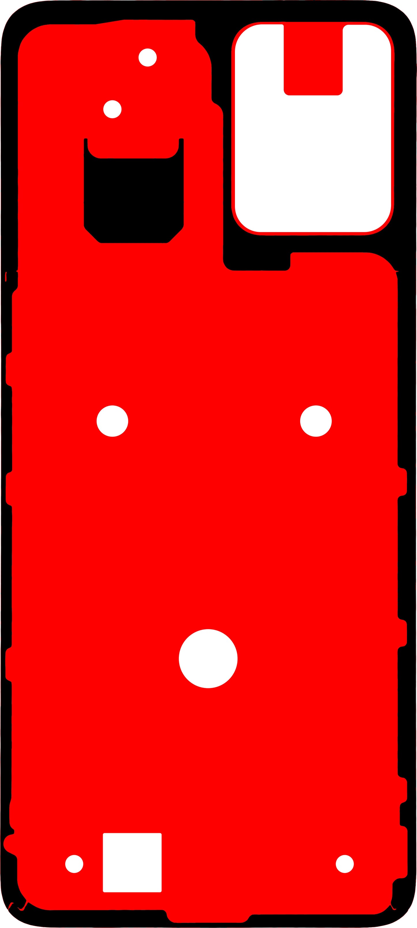 Adeziv Capac Baterie Motorola Moto G13, Service Pack 5D78C22490