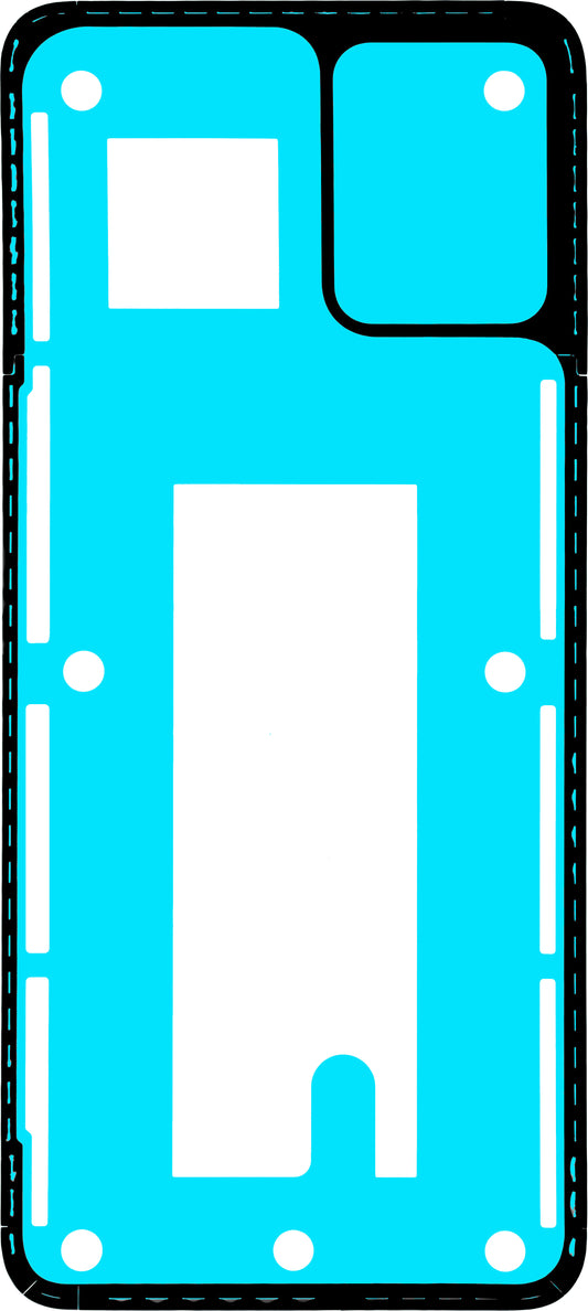 Adeziv Capac Baterie Motorola Moto E13, Service Pack 5D78C23203