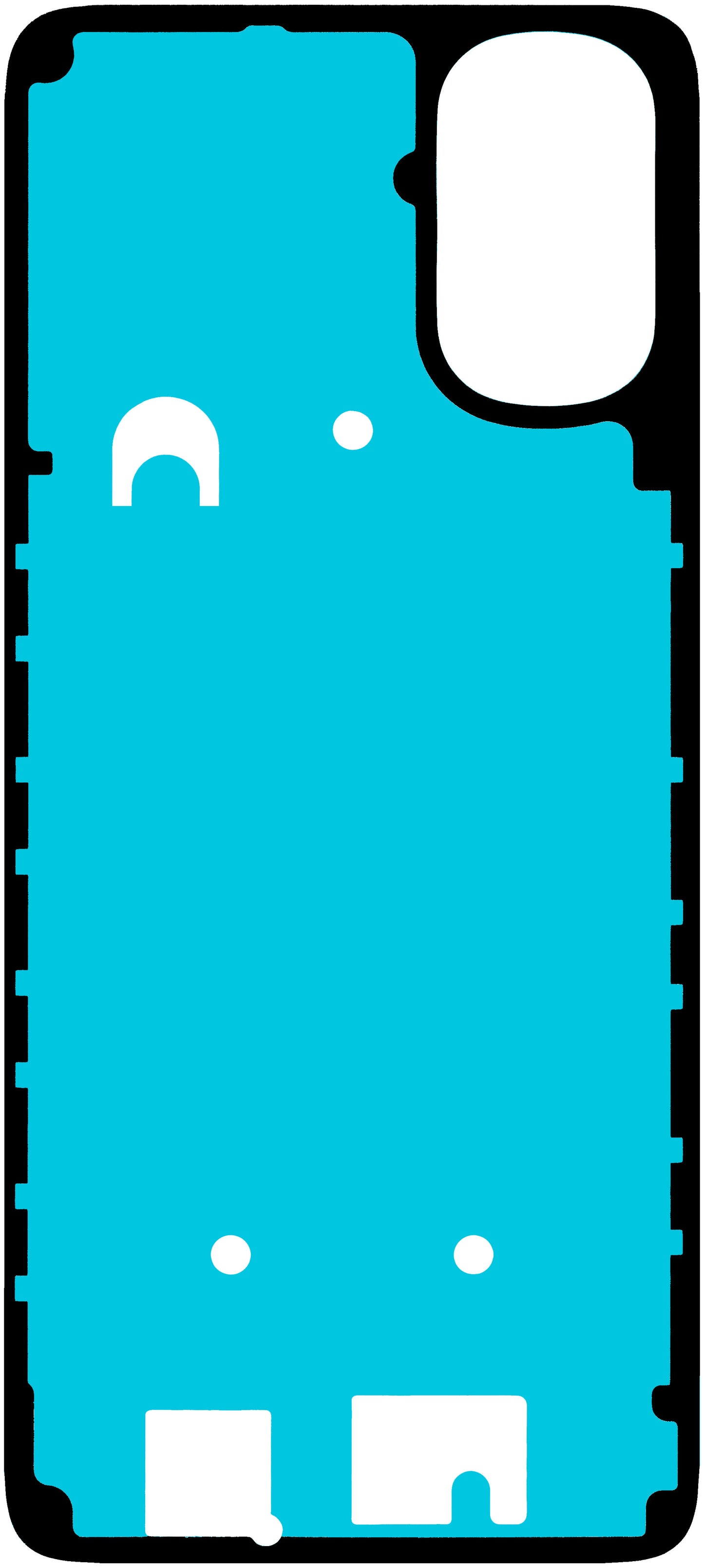 Adeziv Capac Baterie Motorola Moto E32s / G22, Service Pack 5D78C20746