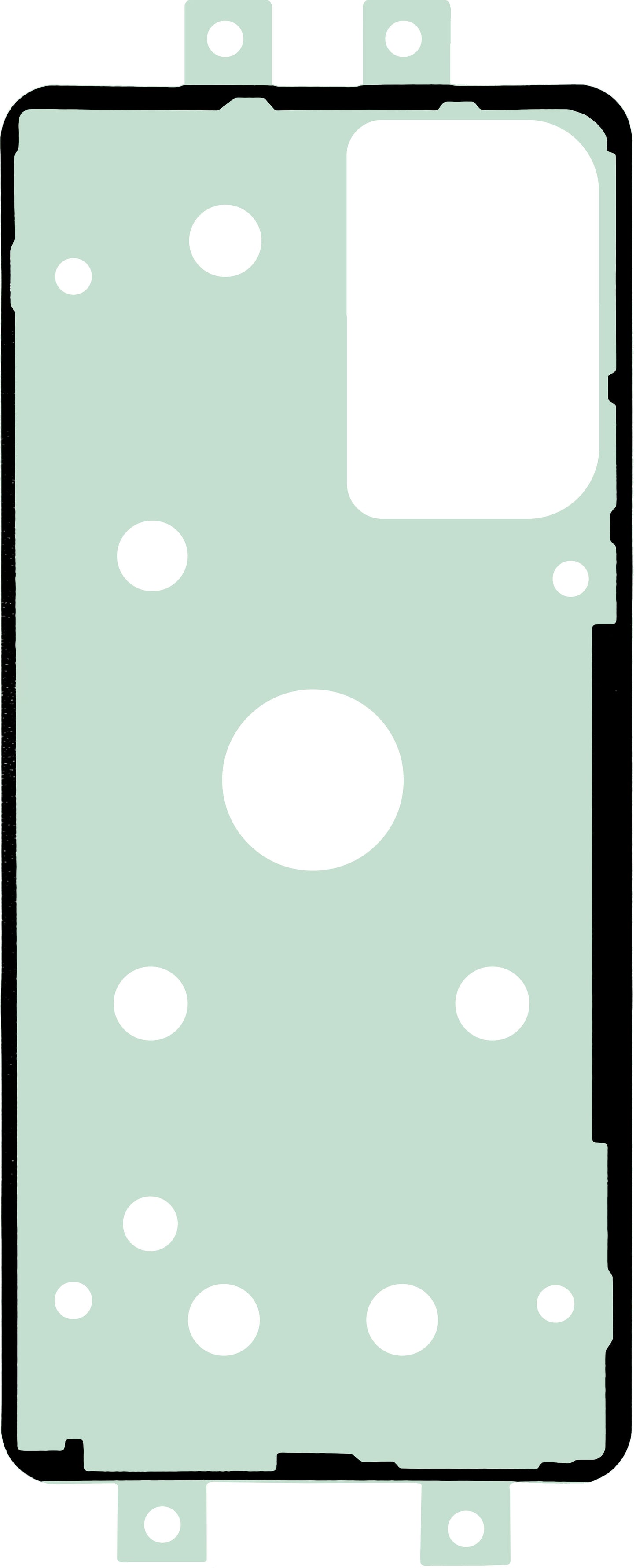 Adeziv Capac Baterie OEM, 155mmx 70mm