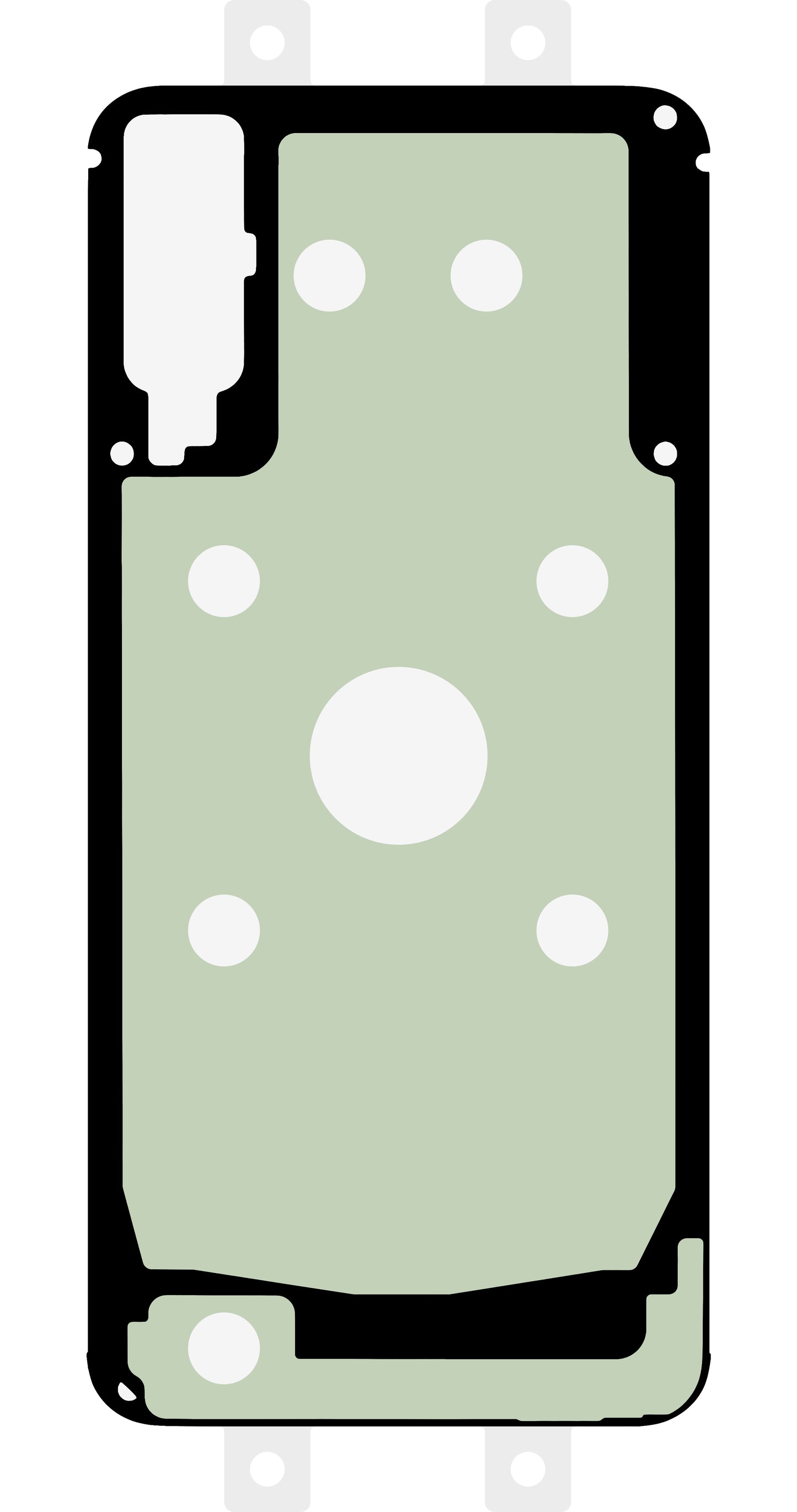 Adeziv Capac Baterie Samsung Galaxy A50 A505, Service Pack GH02-19866A