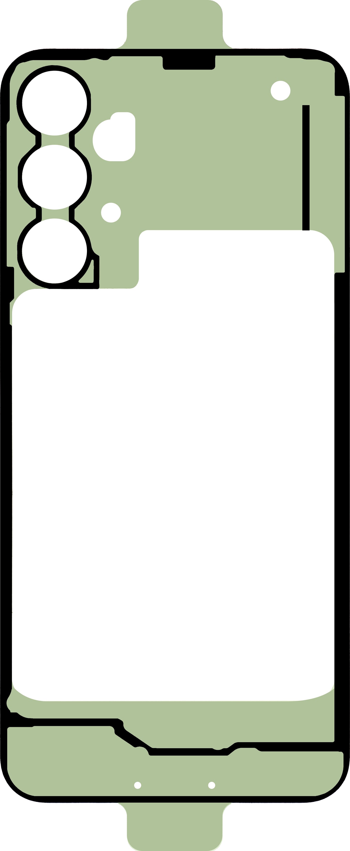 Adeziv Capac Baterie Samsung Galaxy A25 A256, Service Pack GH81-24067A