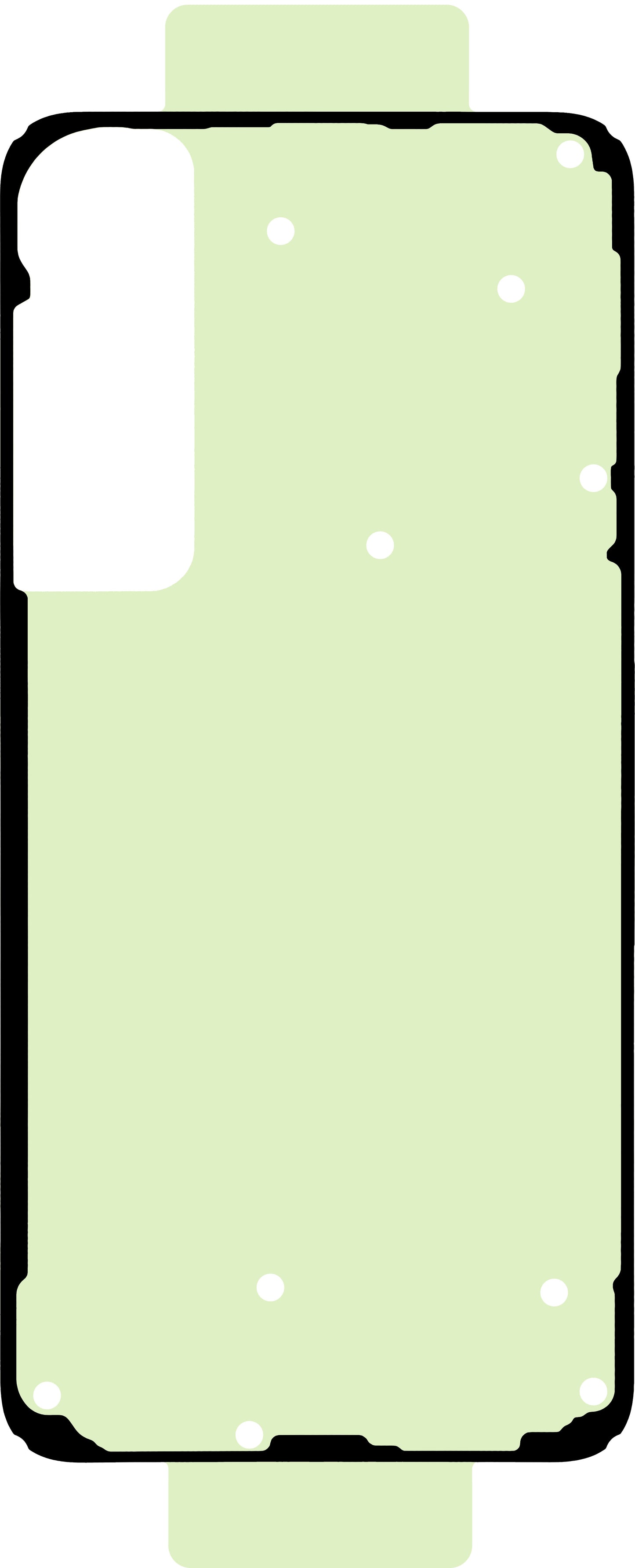 Adeziv Capac Baterie Samsung Galaxy S25+ S936, Service Pack GH81-26939A