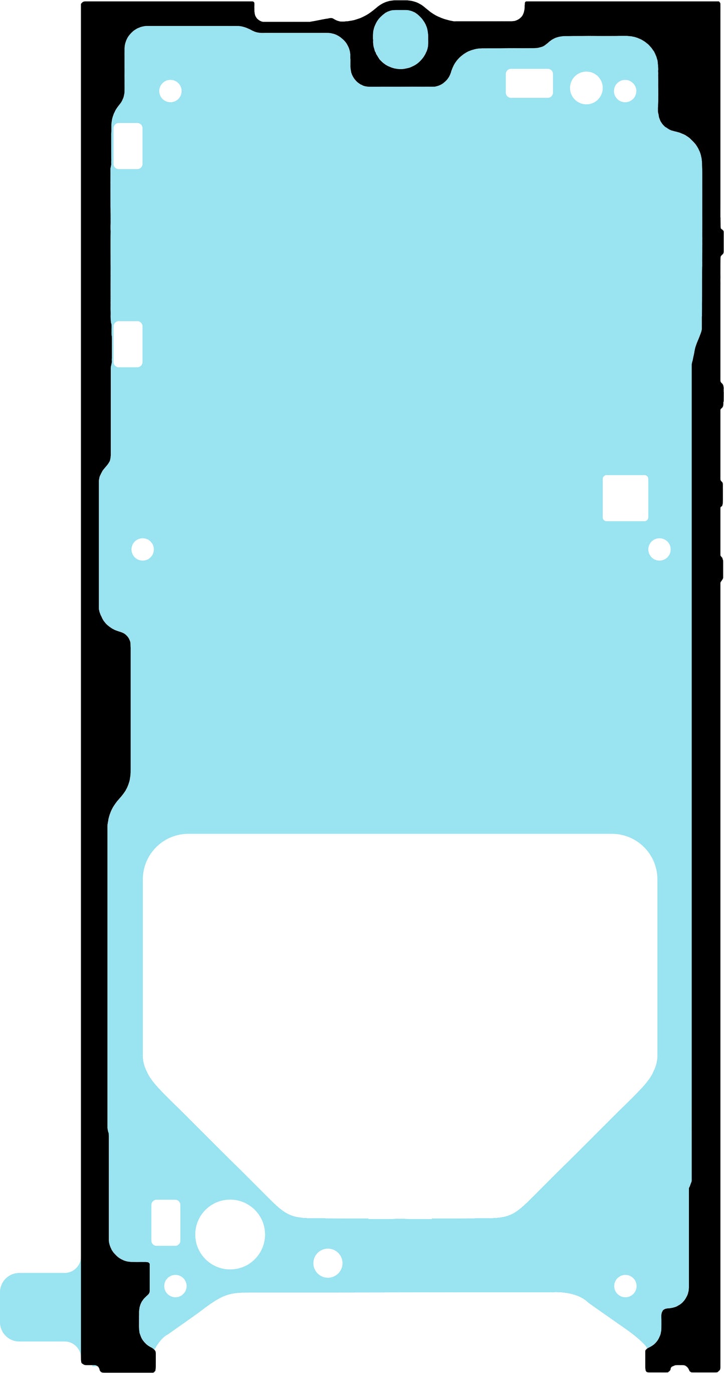 Adeziv Display Samsung Galaxy S22 Ultra 5G S908, Service Pack GH02-23303A