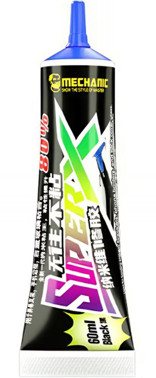 Adeziv Lichid Mechanic Super X, 60ml, Negru