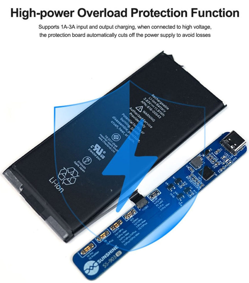 Alimentator Placa Sunshine SS-903 SE pentru Apple iPhone 8 - 16 Series