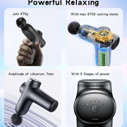 Aparat Masaj Yesido MG01, Negru