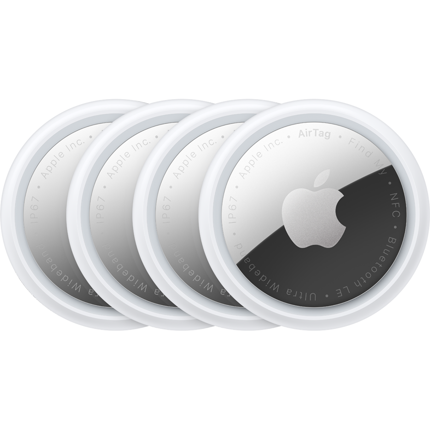 Apple AirTag, Set 4 Bucati, Alb MX542AM/A