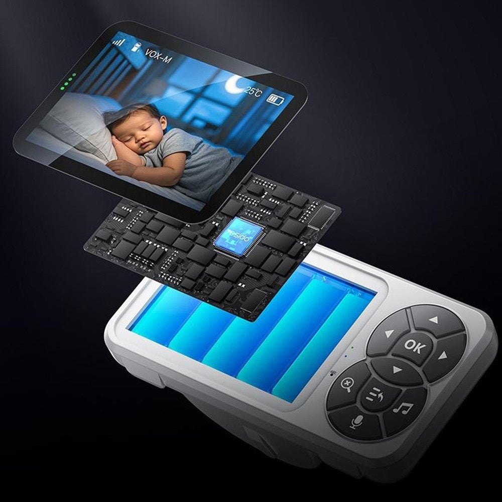 Baby Monitor Yesido KM26, Wi-Fi, Alb