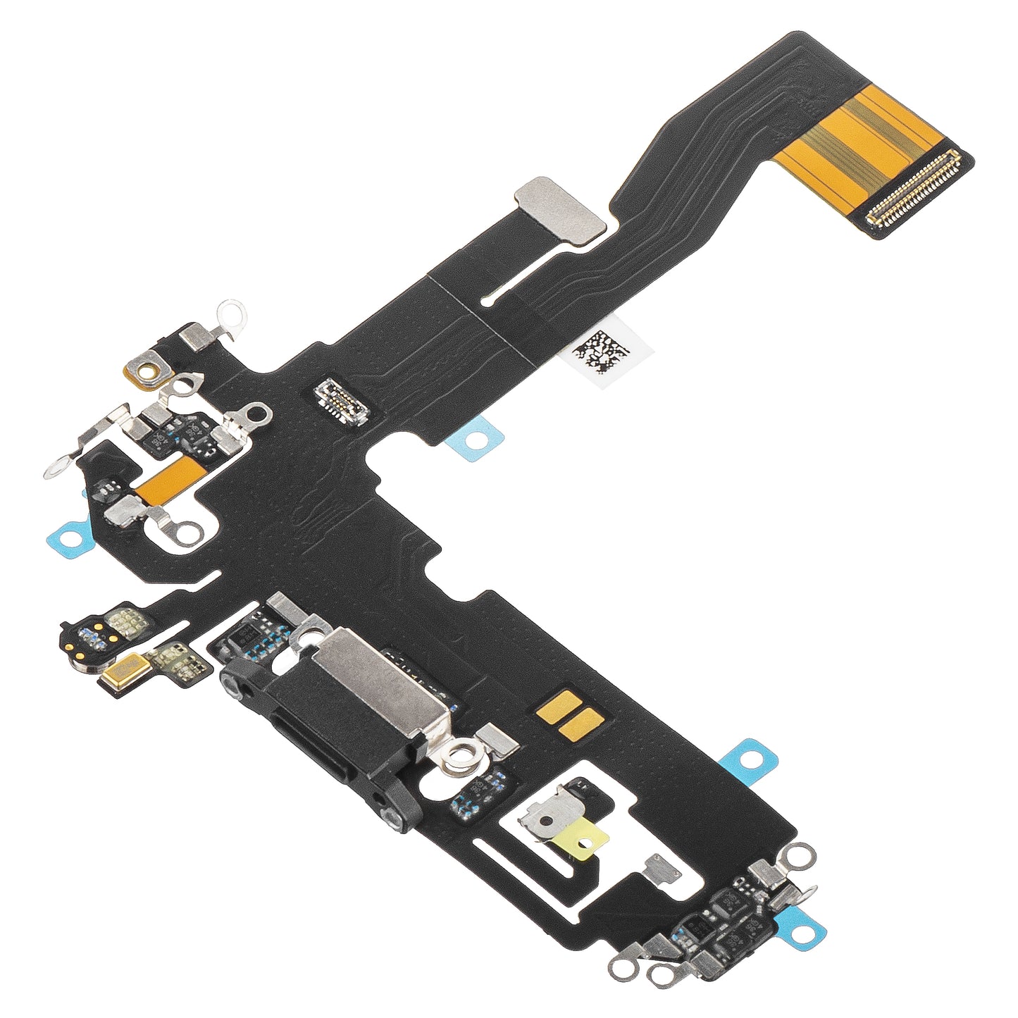 Banda cu Conector Incarcare - Microfon Apple iPhone 12 / 12 Pro, Negru