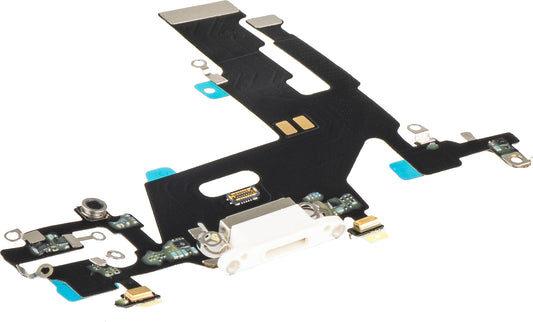 Banda cu Conector Incarcare - Microfon Apple iPhone 11, Alb