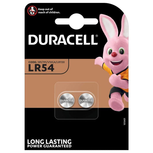 Baterie Duracell, LR54, Set 2 bucati