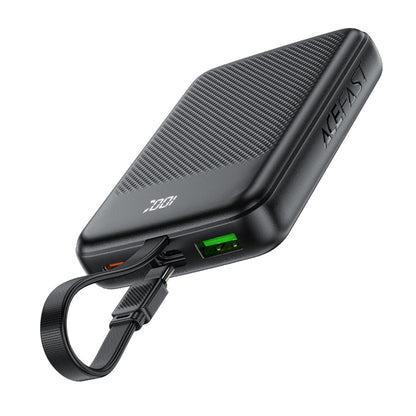 Baterie Externa Acefast M13, 10000mAh, 22.5W, QC + PD, 1 x USB-A - 2 x USB-C, Neagra