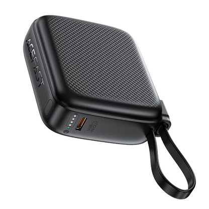 Baterie Externa Acefast M15, 10000mAh, 20W, PD, 2 x USB-C, Neagra