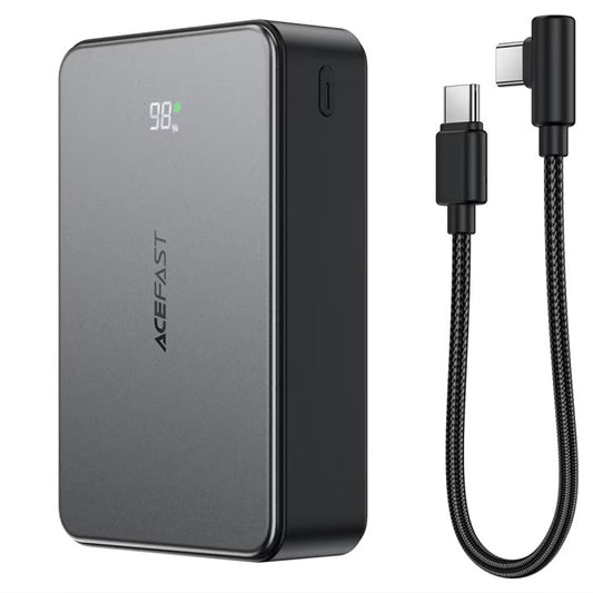 Baterie Externa Acefast M29, 20000mAh, 22.5W, QC + PD,  1 x USB-A - 2 x USB-C, Neagra