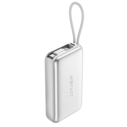 Baterie Externa Acefast M32, 10000mAh, 35W, PD , 2 x USB-C, Argintie