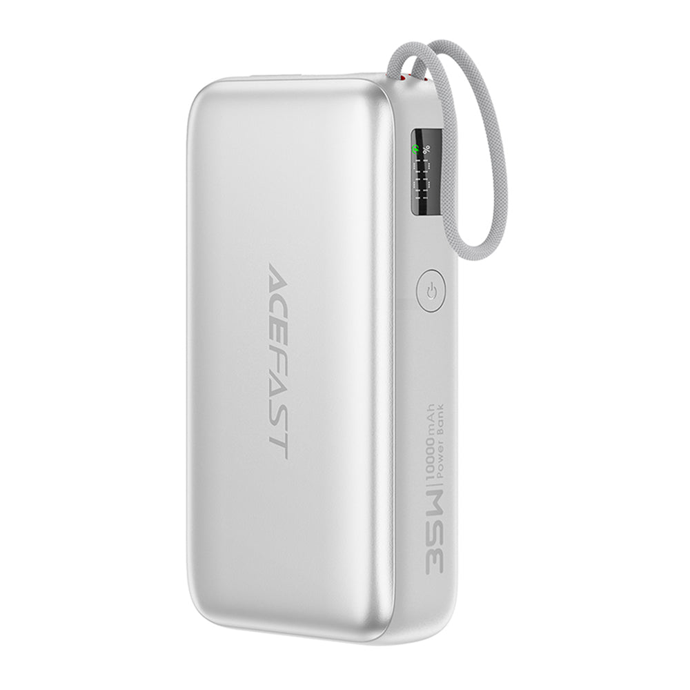 Baterie Externa Acefast M32, 10000mAh, 35W, PD , 2 x USB-C, Argintie
