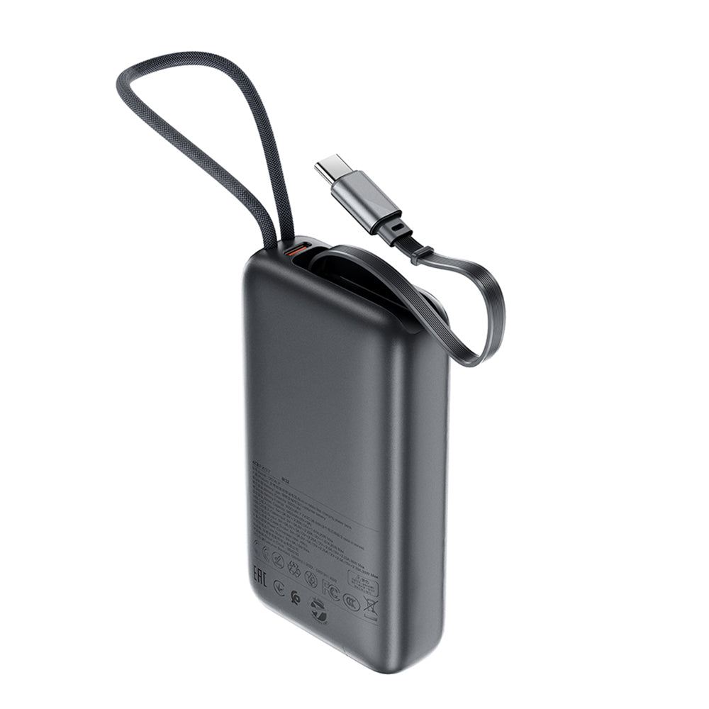 Baterie Externa Acefast M32, 10000mAh, 35W, PD , 2 x USB-C, Gri
