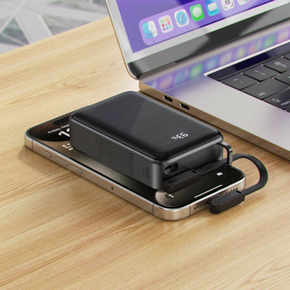 Baterie Externa  Acefast M4, 20000mAh, 67W, PD, 1 x USB-A - 2 x USB-C, Neagra