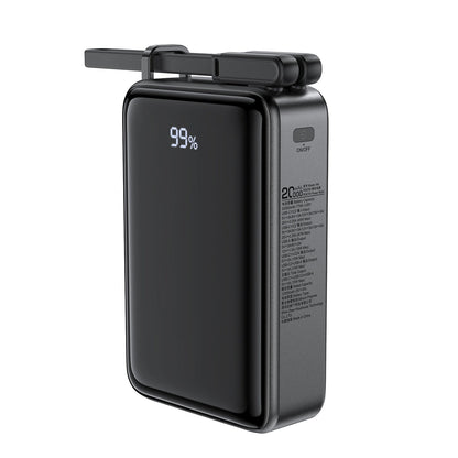 Baterie Externa  Acefast M4, 20000mAh, 67W, PD, 1 x USB-A - 2 x USB-C, Neagra