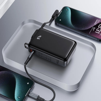 Baterie Externa  Acefast M4, 20000mAh, 67W, PD, 1 x USB-A - 2 x USB-C, Neagra