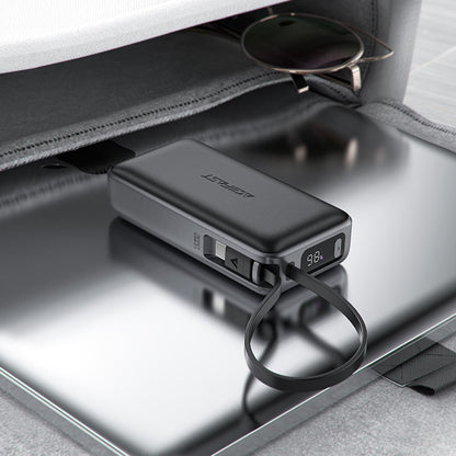 Baterie Externa Acefast M7, 10000mAh, 30W, QC + PD, 1 x USB-A - 2 x USB-C, Neagra